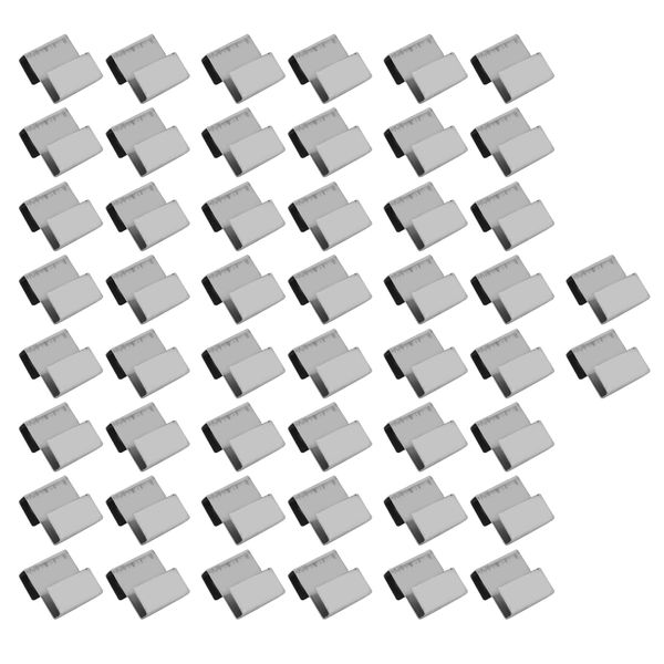 50pcs Stainless Steel Greenhouse Overlap S Clips Durable Glass Frame Fixing