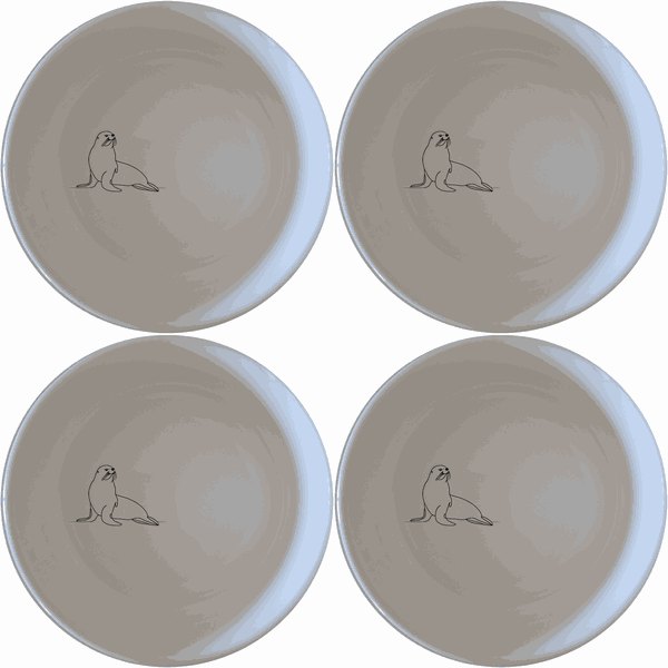 Cape Fur Seal Bowl Set of 4 - Range 4