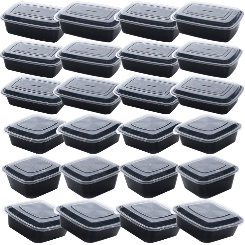 Home Disposable Lunch Box Food Storage Take Away Container Jumbo Set Of 