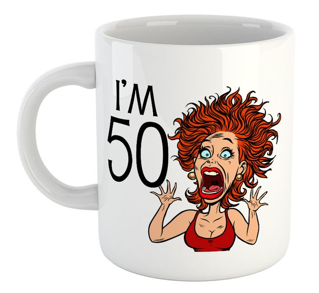 50th Birthday I'm 50 For Her Gift Coffee Mug