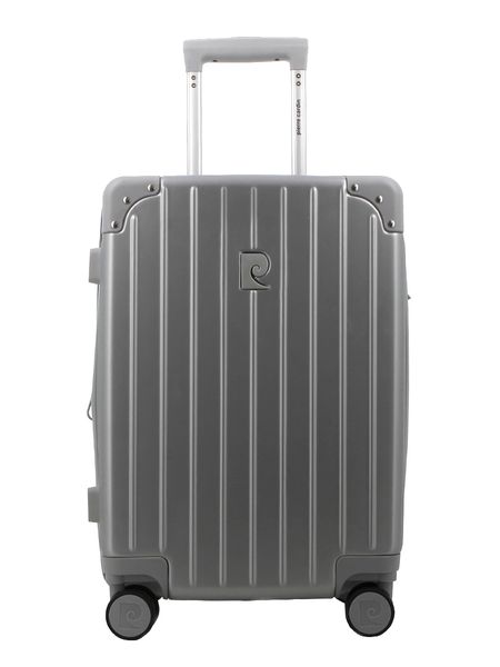 Pierre Cardin Ares 20 Hard Case Luggage Bag Silver