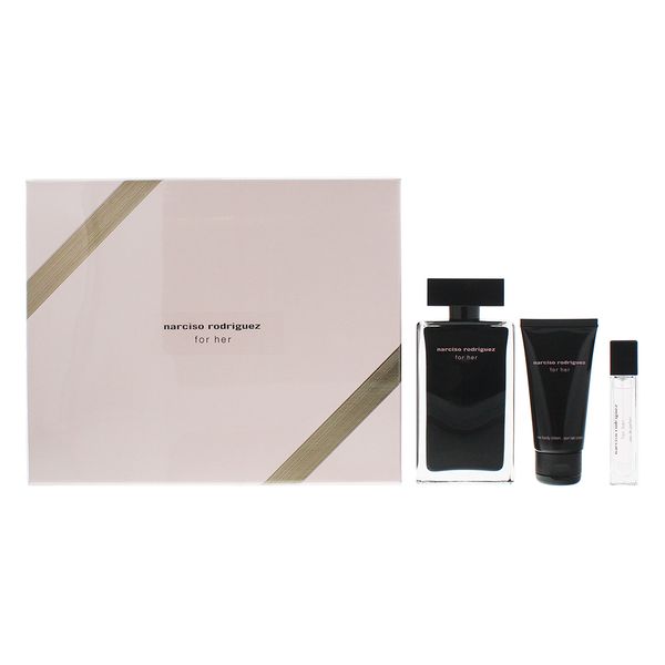 Narciso Rodriguez For Her 3 Piece Eau De Toilette Set (Parallel Import)