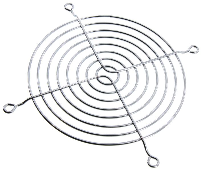 120mm Computer Fan Grill - 3 Pack (Silver and Black)