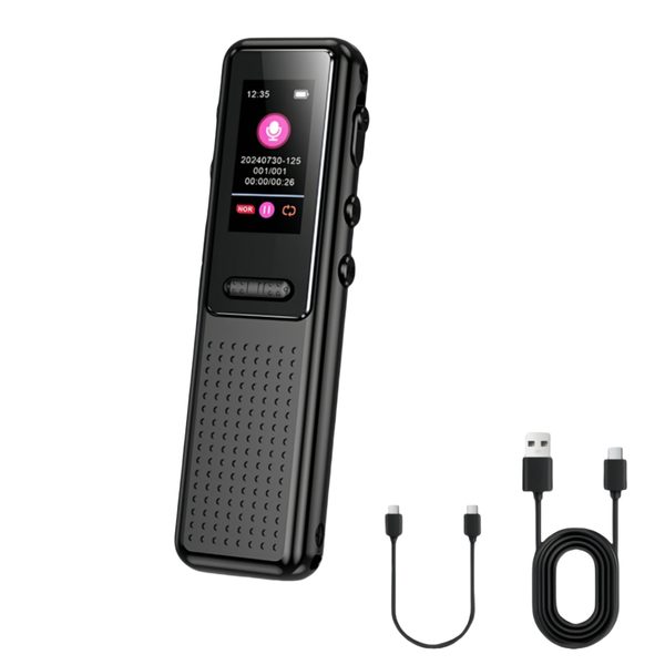 64GB Digital Voice Activated Recorder,Intelligent Noise Reduction