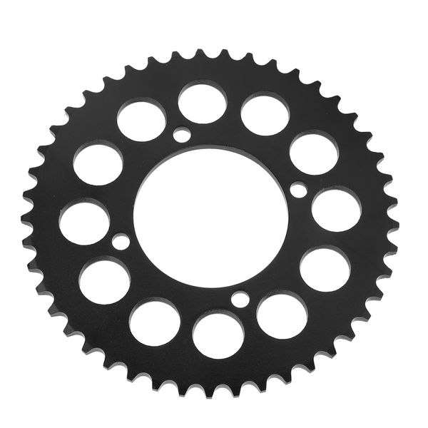420 45T Motorcycle Rear Sprocket Steel Black for Karts ATV