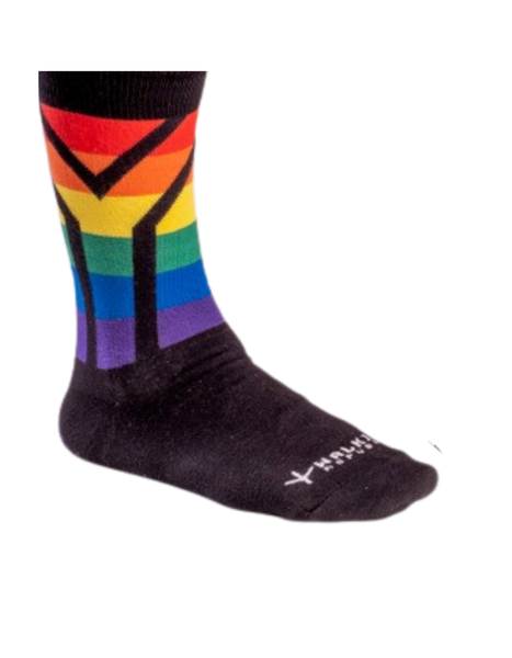 Walkies Republic Quality Pride Socks with South African LGBTQ+ Flag Design