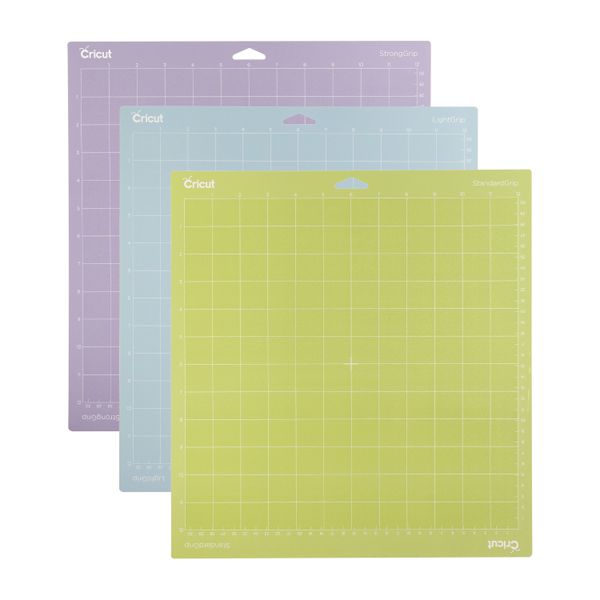 Cricut Explore/Maker LightGrip, Standard, StrongGrip Machine Mat (30x30cm, 3 Pack)