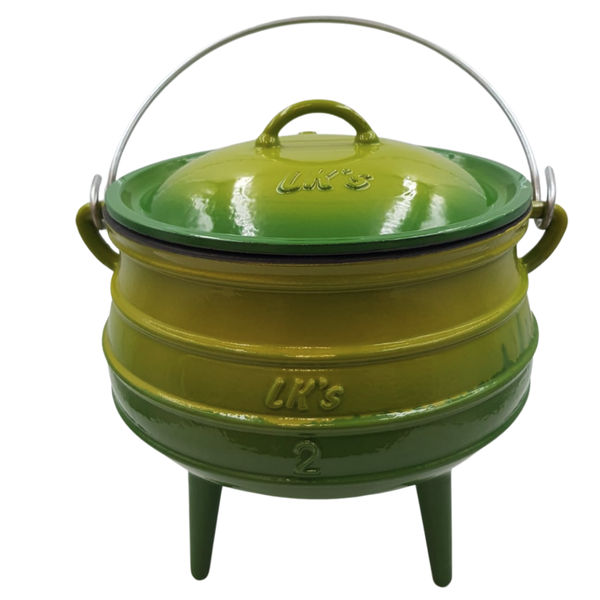 Pot Green Enamel (3-Leg)