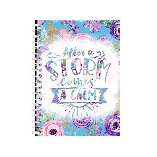 After A Storm Comes A Calm Notebook Faith Gift Idea A4 Notepad Pad 79