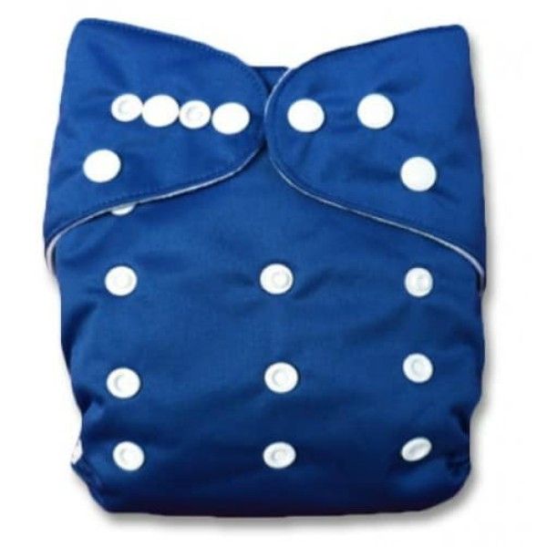 Baby Plain Blue Cloth Diaper One Size Fits Most