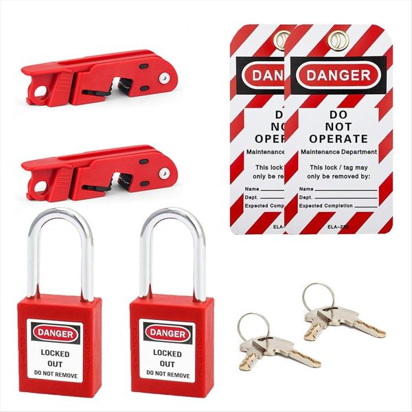 Circuit Breaker Lockout Breaker Box Lock 2.9L X0.74W Compatible with None