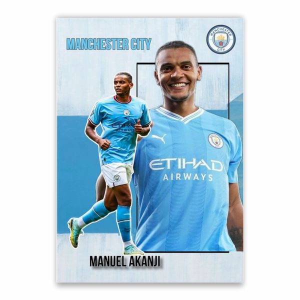 Manuel Akanji Manchester City Poster - A1