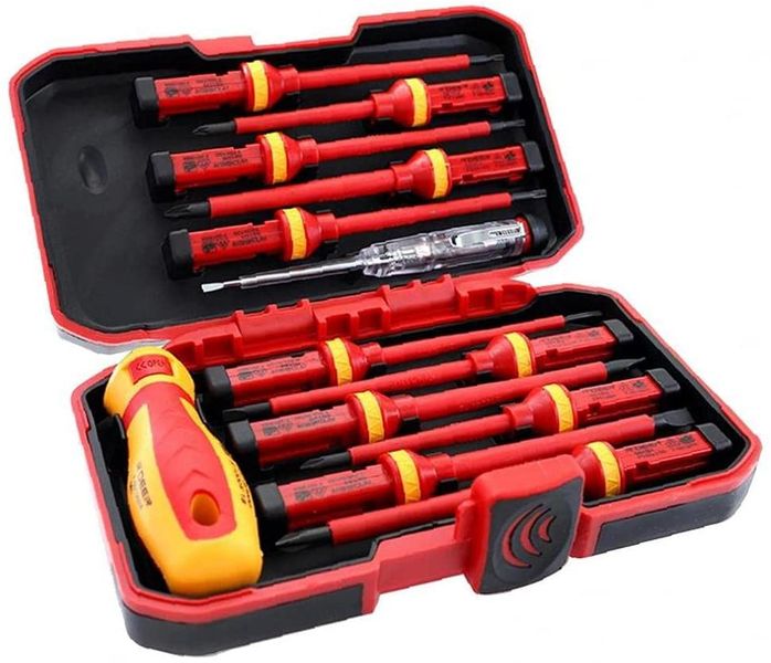 1000v Insulated Screwdriver Set 13 Piece
