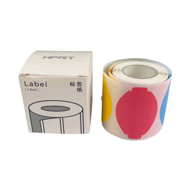 HPRT - Thermal Labels for T20 48 x 35 mm-165pieces Color Combined