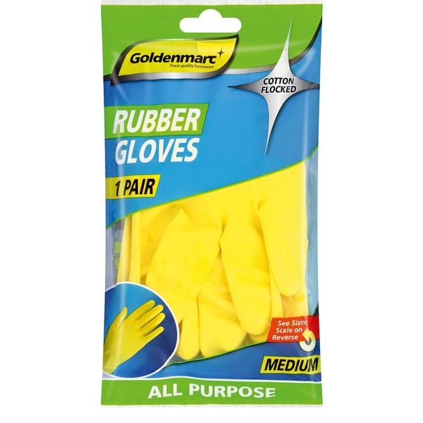 Goldenmarc Rubber Gloves - Small