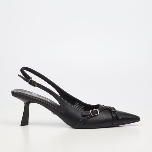 Butterfly Feet Maven 1 Women Faux Leather Heels - Black