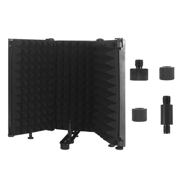 Microphone Isolation Shield Foldable Mic Shield M3 Metal