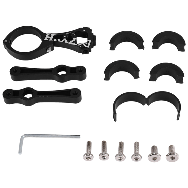 MZYRH Bicycle Double Water Bottle Cage Holder Mount Adapter Black