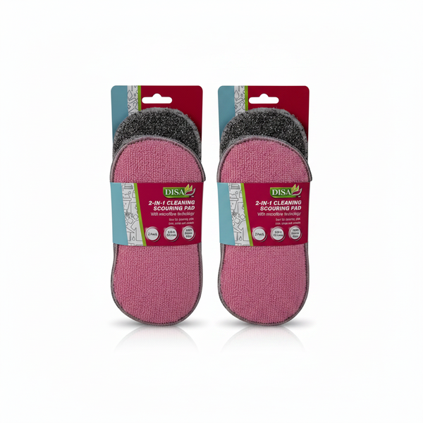 Microfibre Scourers 2 Piece for Efficient Household Cleaning - 2 Pack