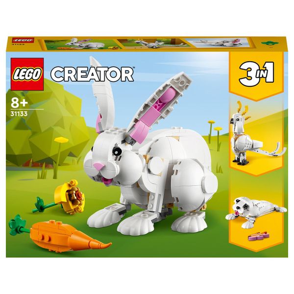LEGO® Creator 3in1 White Rabbit 31133 Building Toy Set (258 Pieces)