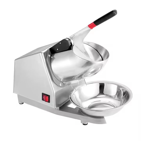 Stainless Steel Electric Manual Ice Crusher Chopper Maker Machine