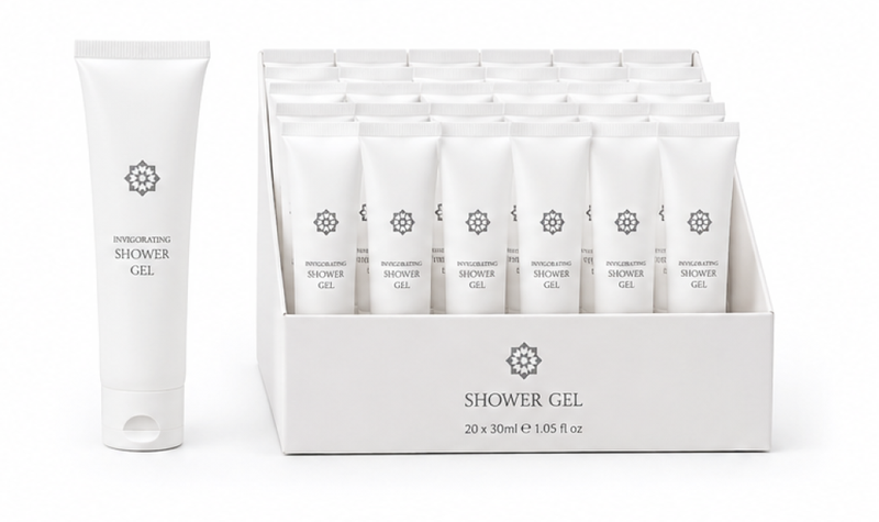 Mini Shower Gel White Tubes 40ml (20)