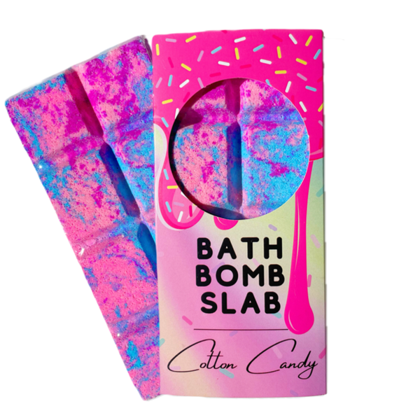Cotton Candy Bath Bomb Slab