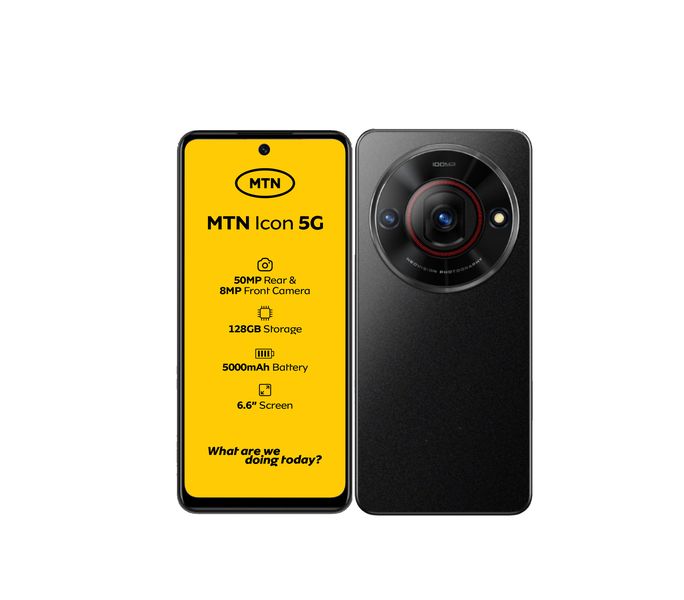 MTN Icon 5G 128GB Dual Sim - Black NL) + MTN SIM KIT &amp; 5G Device Promotion