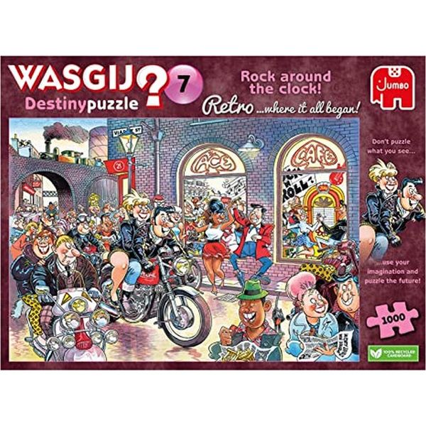 Jumbo 1000Piece Puzzle Wasgij Retro Destiny 7 Rock Around The Clock