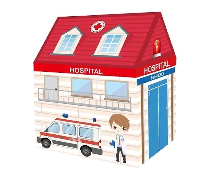 Outdoor Playhouse Kid's Tent House Hospital