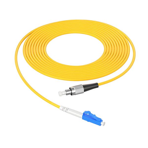 ZATECH LC/UPC-FC/UPC Fiber Patch Cord Cable - 5 Meter