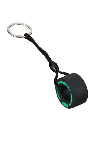 Formula 1 Inspired PVC Soft Rubber Tire Keychain