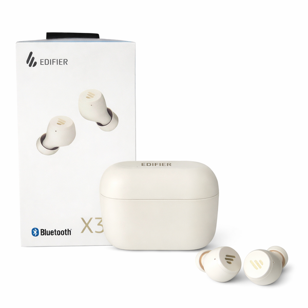EDIFIER X3 Lite Wireless Earbuds with AI Noise Reduction (White)