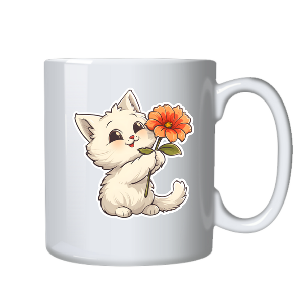 Kitten Cat 10 Kawaii Sticker Theme Mug Cup Birthday Christmas Gift 502