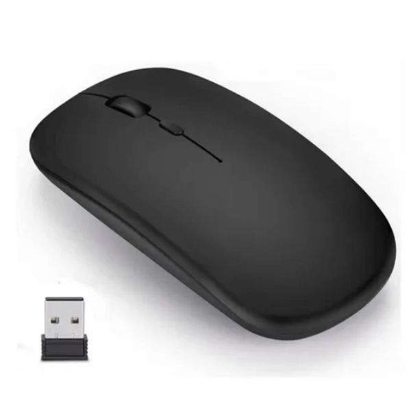 Wireless Mouse Laptop Silent 1600DPI Black