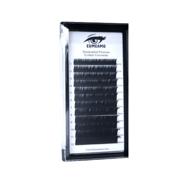 EuMeAmo Handcrafted Premium Eyelash Extensions (0.10 mm - CC curl)