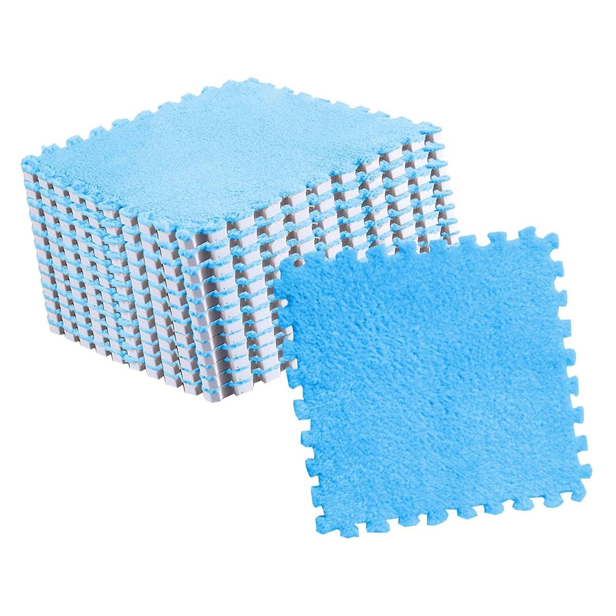 Foam Fleece Interlocking Floor Mats Heavy Protection EVA Material