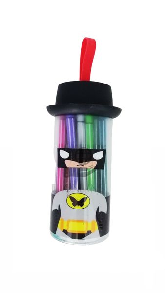 Superhero Designed Colored Pens - Set of 24 - 3-Pack