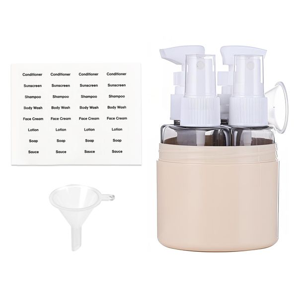 New Upgrade Travel Bottles Set, 4 In 1 Travel Containers For Toiletries