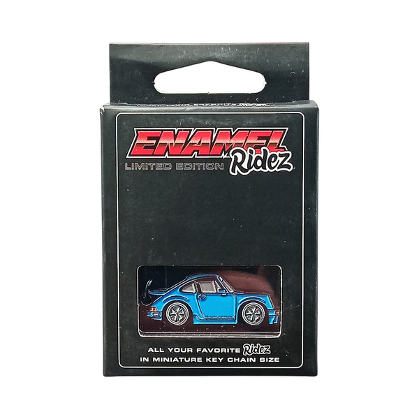 Porsche 911 RSR Blue - Die-Cast Enamel Keychain