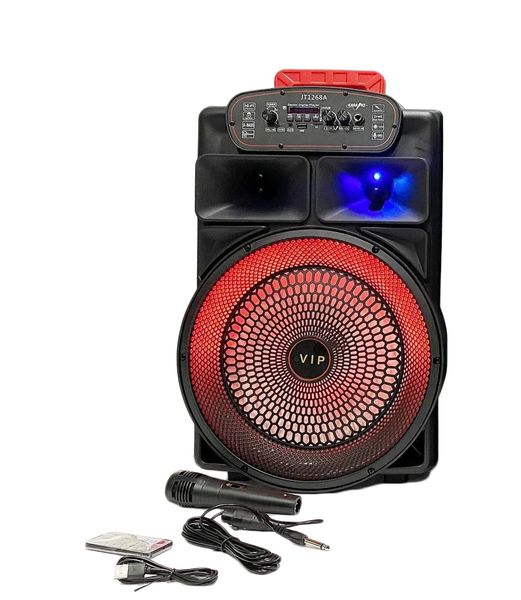 12? Portable speaker with microphone &amp; remote control JT-1268A