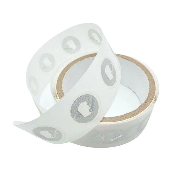 50Pcs NTAG213 NFC Stickers, 1 Inch Round Programmable Tags,144 Bytes Memory