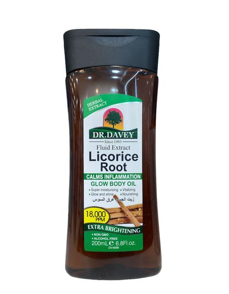 DR. Davey Licorice Root Extra Brightening Glow Body Oil