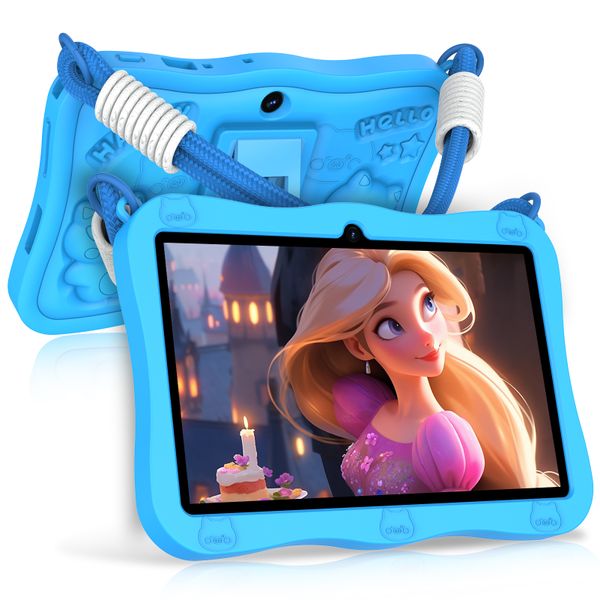 VIZIA 7" Kids Tablet Android 15 | 8GB RAM 32GB ROM | Drop-Proof Case