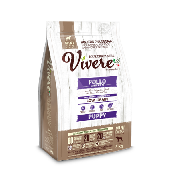 Vivere Mini Puppy Chicken 3kg