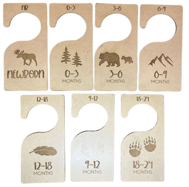 Adventure Themed Clothing Closet Dividers Large For Baby Nursery Gift
