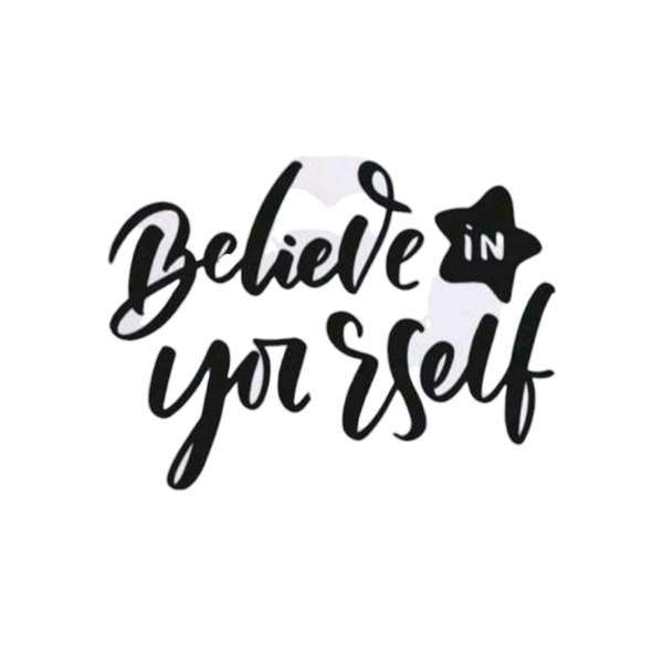 Believe Laptop Sticker