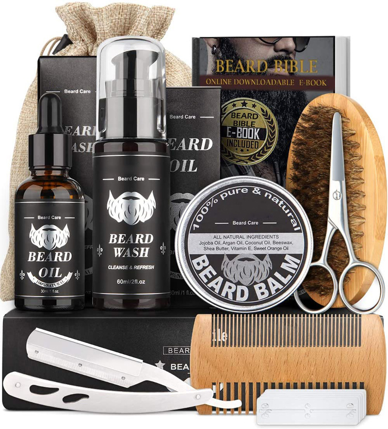 Beard Care and Grooming Kit9 Piece Shop Today. Get it Tomorrow!