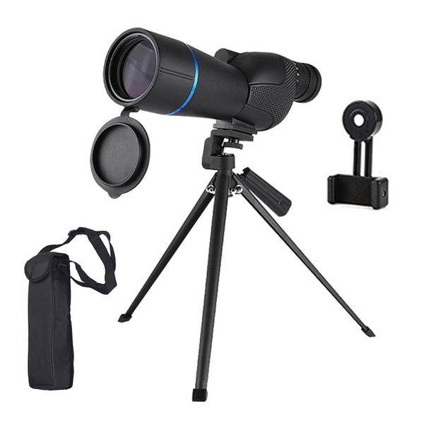 25-75X60 Zoom HD Spotting Scope with Smartphone Mount &amp; Mini Tripod