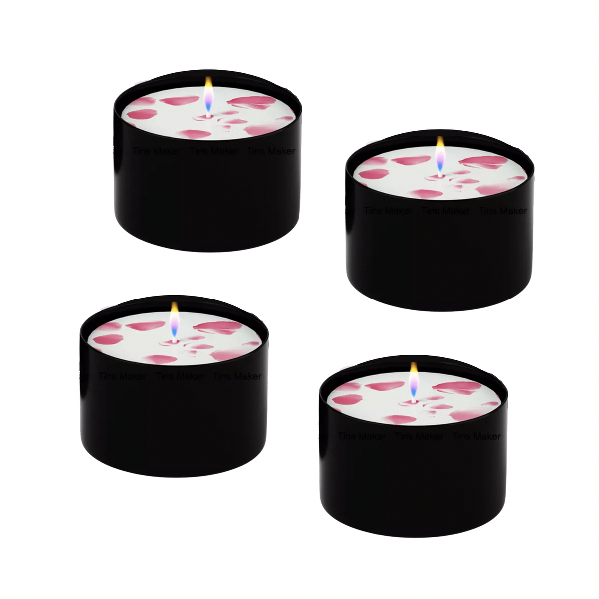 4Pack Scented Tin Candles with Petals Shop Today. Get it Tomorrow